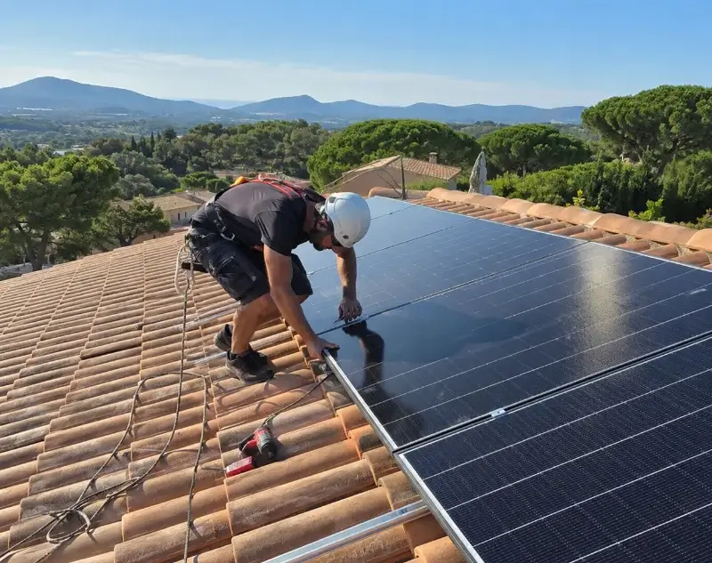 Installateur panneaux solaires Comps — pose photovoltaïque sur toiture